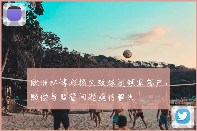 欧洲杯博彩损失致球迷倾家荡产，赔偿与监管问题亟待解决